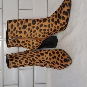 Vince Camuto Leopard Thelmin Booties